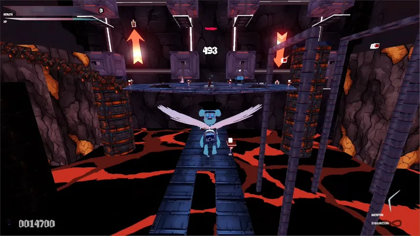 Скриншот 1 к игре Bluebie VS The Army of Cyborgs