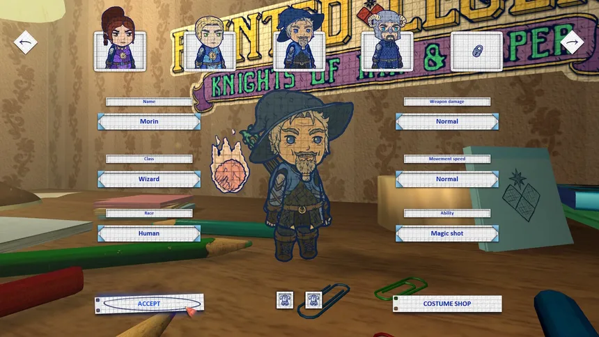 Скриншот 3 к игре Painted Legend: Knights of Ink & Paper