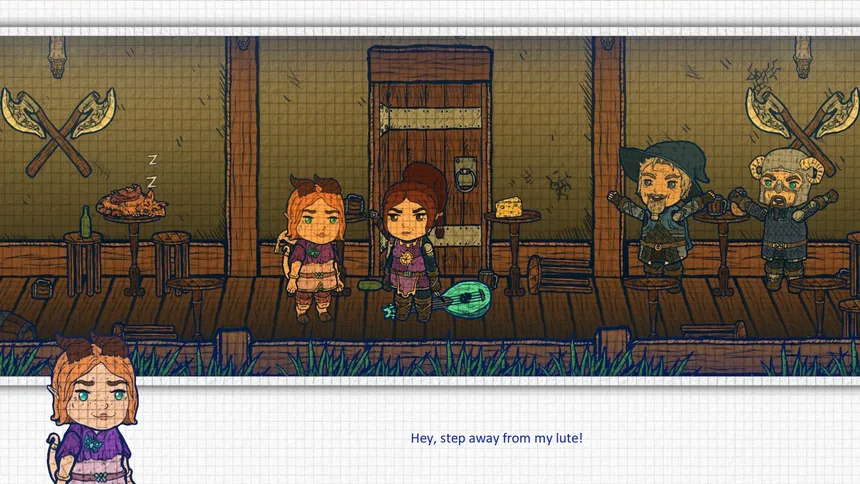 Скриншот 7 к игре Painted Legend: Knights of Ink & Paper