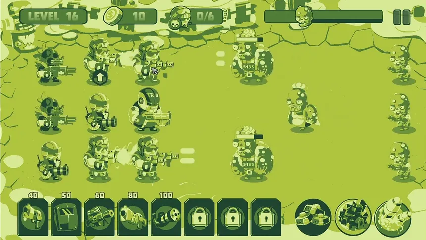 Скриншот 1 к игре Soldiers vs Zombies: Tower Defense