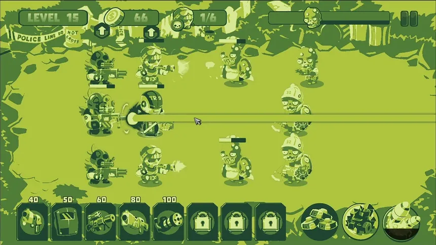 Скриншот 3 к игре Soldiers vs Zombies: Tower Defense