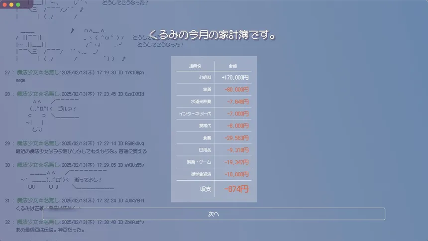 Скриншот 5 к игре 【掲示板】ワイ魔法少女なんやが？【管理できん】