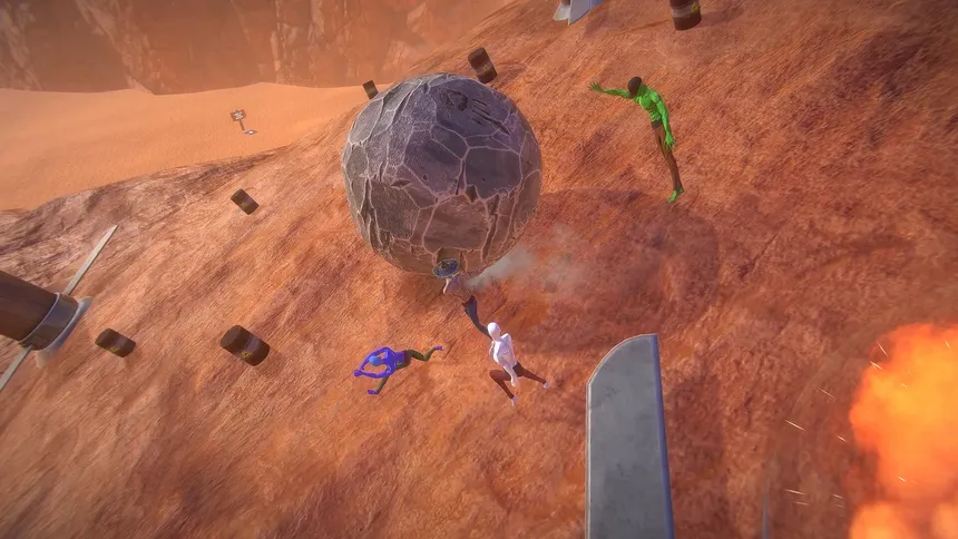 Скриншот 4 к игре Pushing it! Together - Sisyphus Co-op