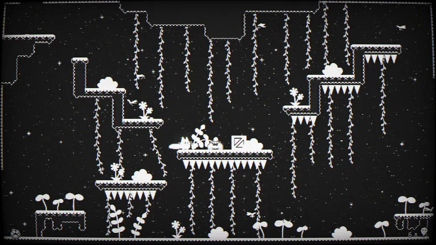 Скриншот 2 к игре Кошка ловит мышь: Черно-белый мир.