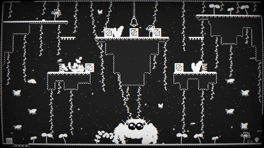 Скриншот 3 к игре Кошка ловит мышь: Черно-белый мир.