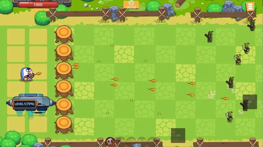 Скриншот 2 к игре Chicken Defense War - Tower Defense