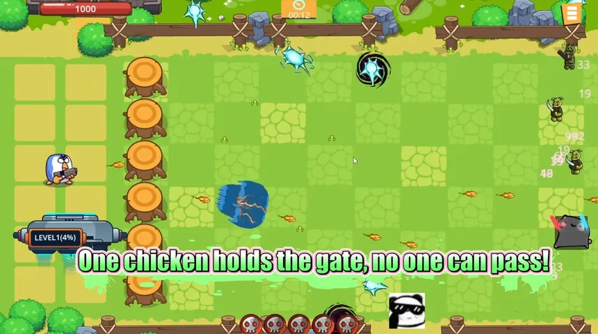Скриншот 6 к игре Chicken Defense War - Tower Defense