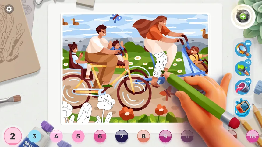 Скриншот 1 к игре Gallery: Coloring book & decor
