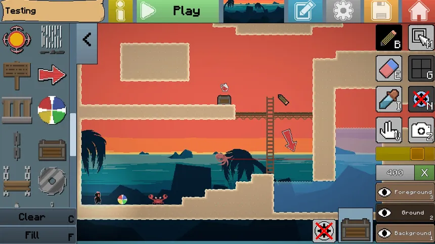 Скриншот 1 к игре Makis Adventure: Level Editor