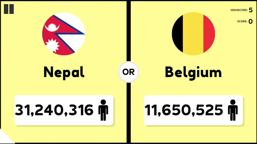 Скриншот 4 к игре Population Quiz