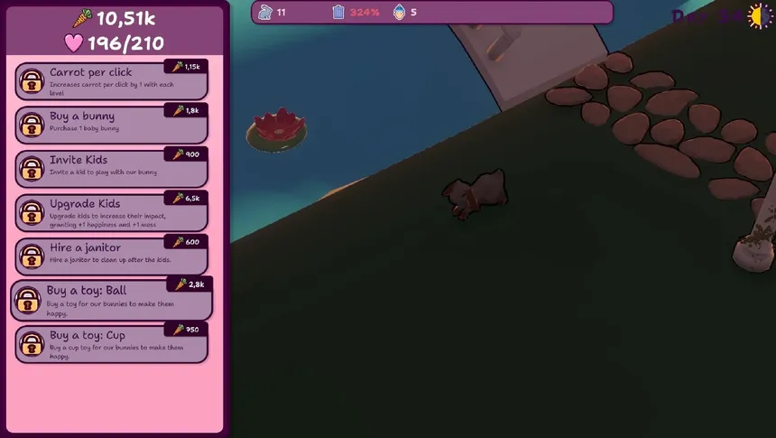 Скриншот 1 к игре Bunny Clicker