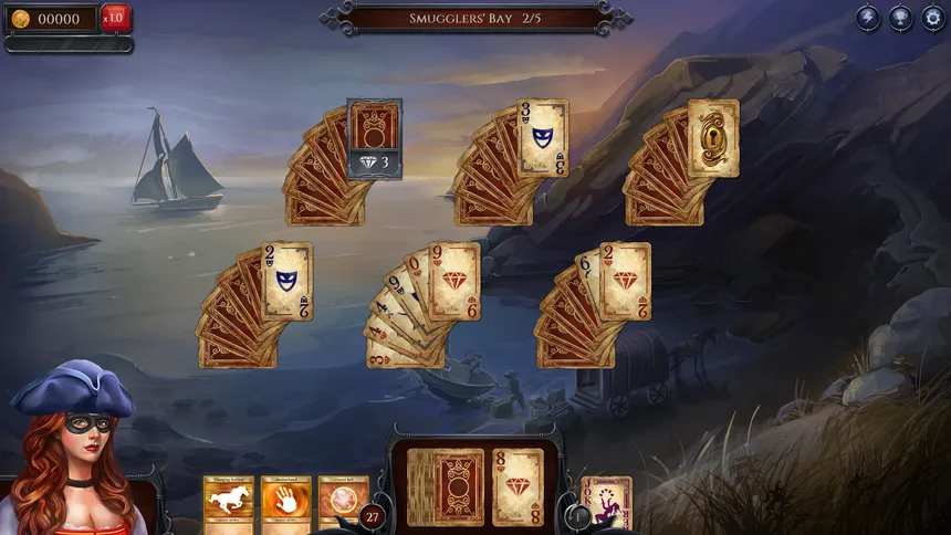 Скриншот 1 к игре Shadowhand Solitaire