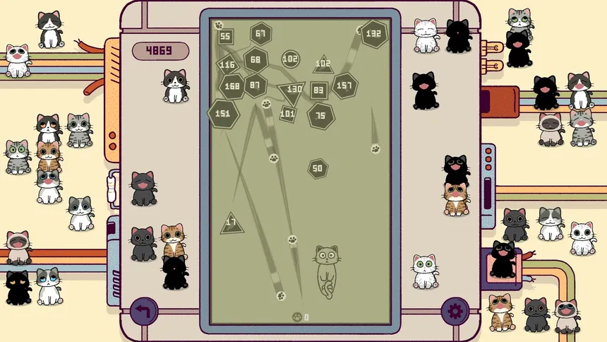 Скриншот 1 к игре Cats Bounce Ball