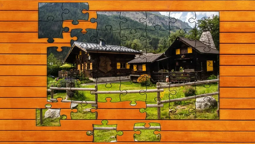 Скриншот 3 к игре Timber Trails Alpine Puzzle