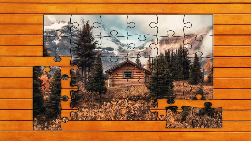 Скриншот 4 к игре Timber Trails Alpine Puzzle
