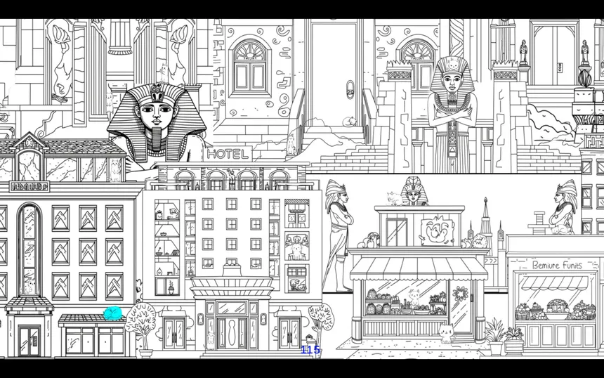 Скриншот 1 к игре Hidden Cats of Egypt