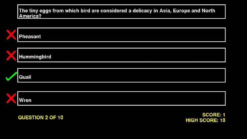 Скриншот 4 к игре Quiz & Learn: Food & Drink