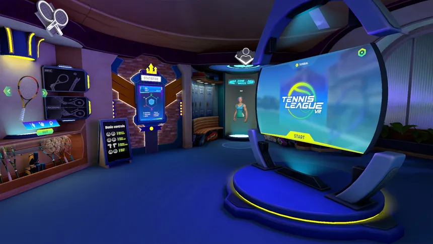 Скриншот 5 к игре Tennis League VR