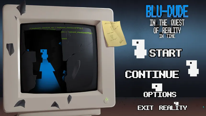 Скриншот 1 к игре Blu-Dude In The Quest of Reality In Time