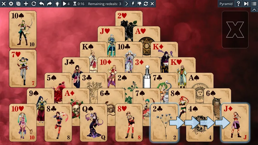 Скриншот 4 к игре Free Solitaire