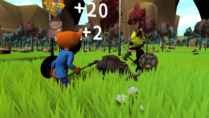 Скриншот 4 к игре Purrgonia