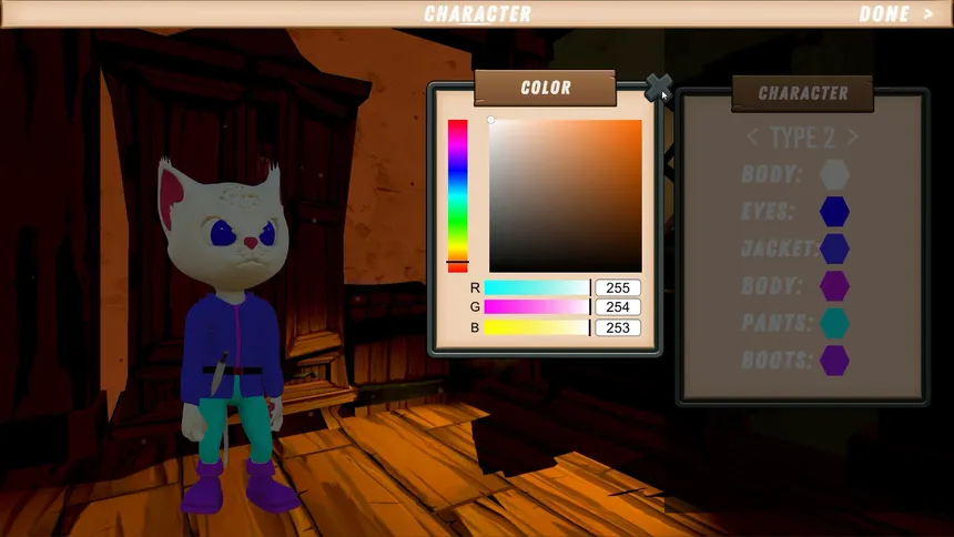 Скриншот 7 к игре Purrgonia