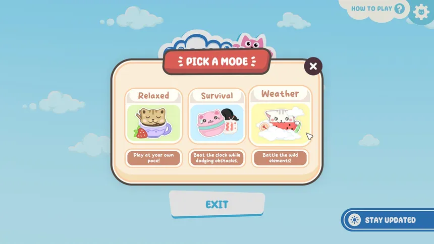 Скриншот 1 к игре Cloudy with a Chance of Kittens