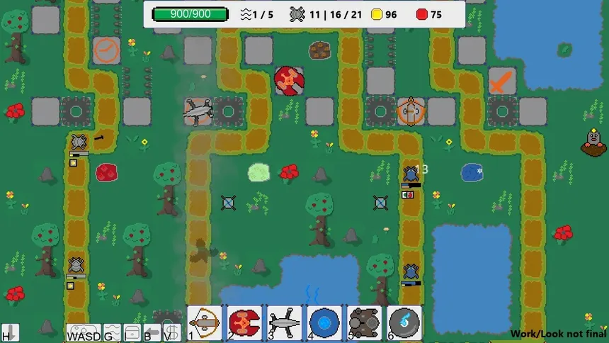 Скриншот 1 к игре Bug.Splash TD : Debugged