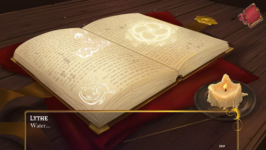 Скриншот 1 к игре Lythe The Forgetful Witch: A Visual Novel