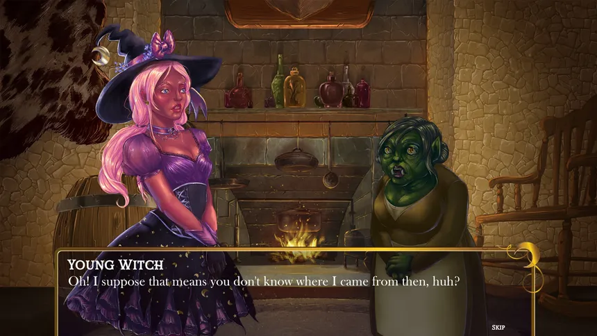Скриншот 2 к игре Lythe The Forgetful Witch: A Visual Novel