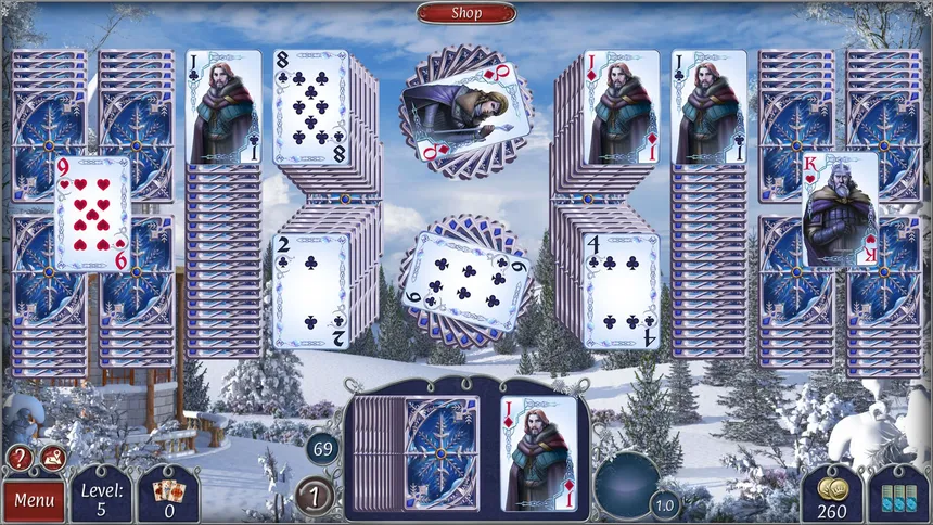 Скриншот 3 к игре Jewel Match Solitaire Winterscapes 3 - Collector's Edition