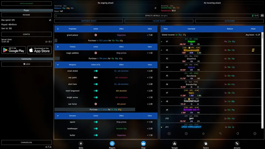 Скриншот 3 к игре Progress Knight: Multiplayer