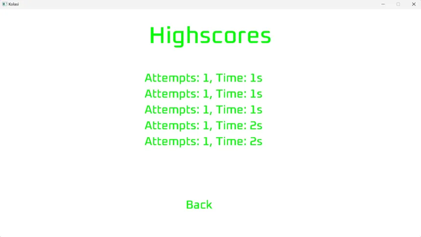 Скриншот 2 к игре kolasi
