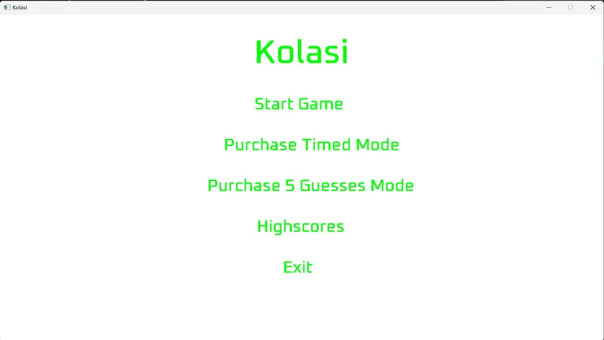 Скриншот 4 к игре kolasi