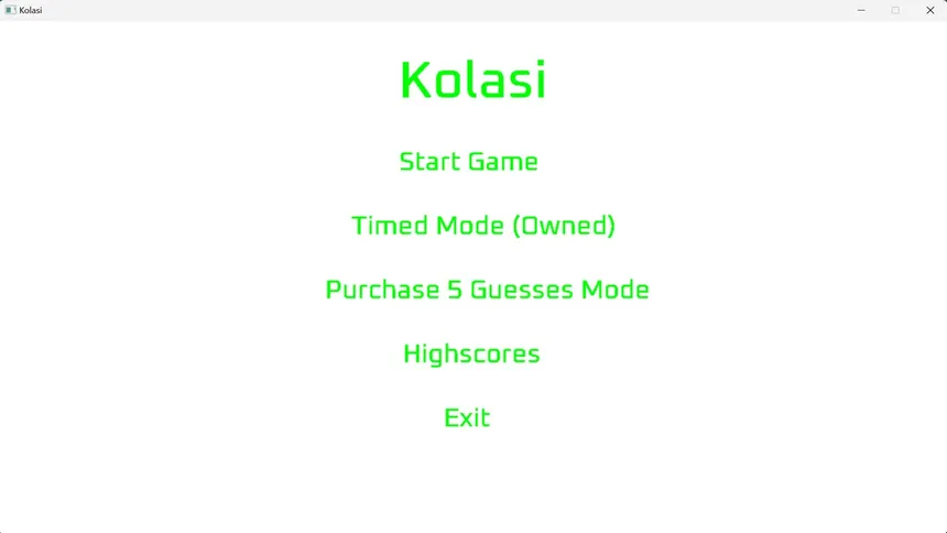 Скриншот 5 к игре kolasi