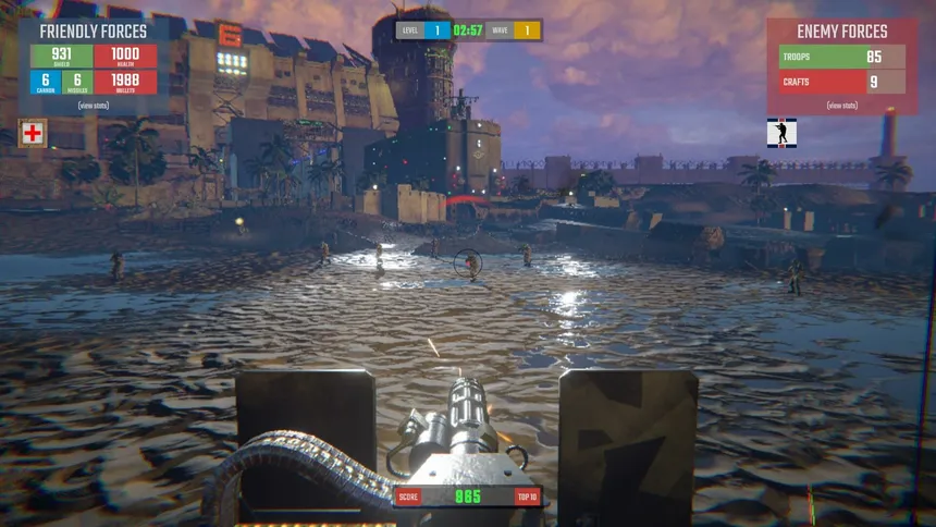 Скриншот 3 к игре BeachHead Arcade