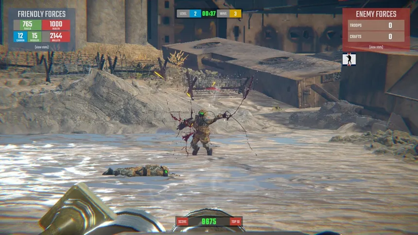 Скриншот 4 к игре BeachHead Arcade