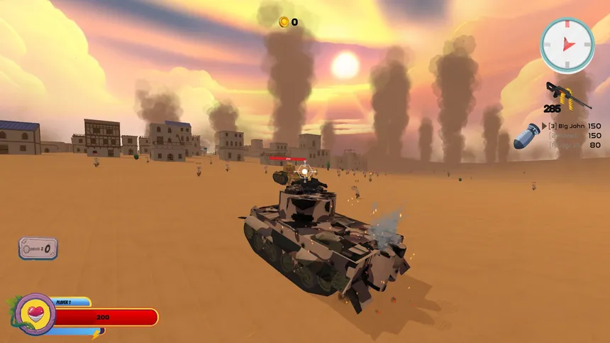 Скриншот 4 к игре Bulletproof Tank Adventure