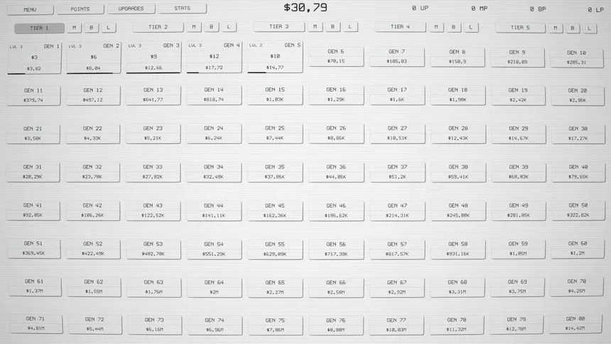 Скриншот 1 к игре Idle Tiers