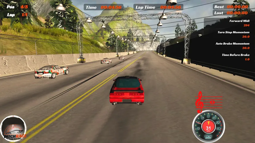 Скриншот 1 к игре Pitch Race Car Racing