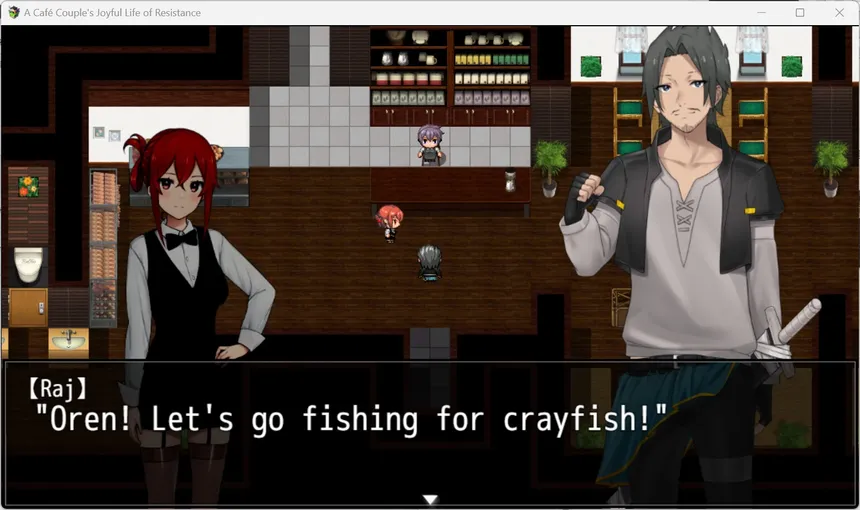 Скриншот 1 к игре A Café Couple's Joyful Life of Resistance