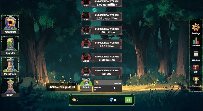 Скриншот 1 к игре Animal Workforce: Idle Tycoon Clicker