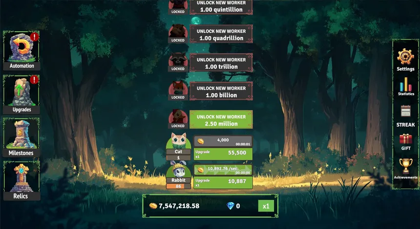 Скриншот 2 к игре Animal Workforce: Idle Tycoon Clicker