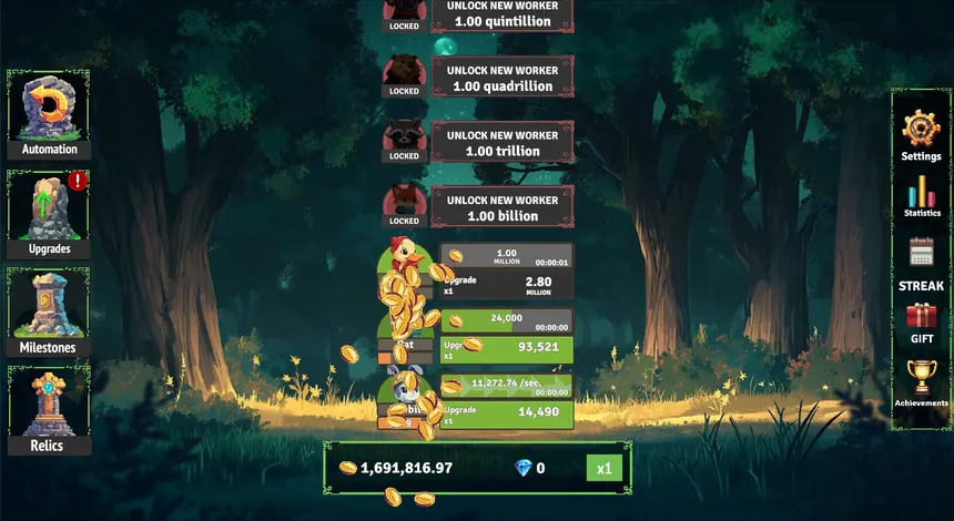 Скриншот 3 к игре Animal Workforce: Idle Tycoon Clicker
