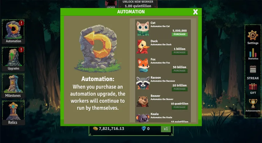 Скриншот 4 к игре Animal Workforce: Idle Tycoon Clicker