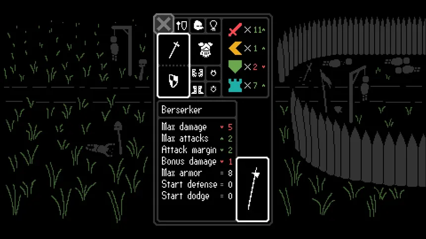 Скриншот 4 к игре Kaamos: Puzzle Roguelike