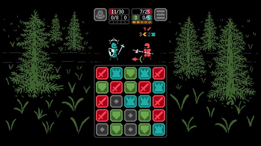 Скриншот 5 к игре Kaamos: Puzzle Roguelike
