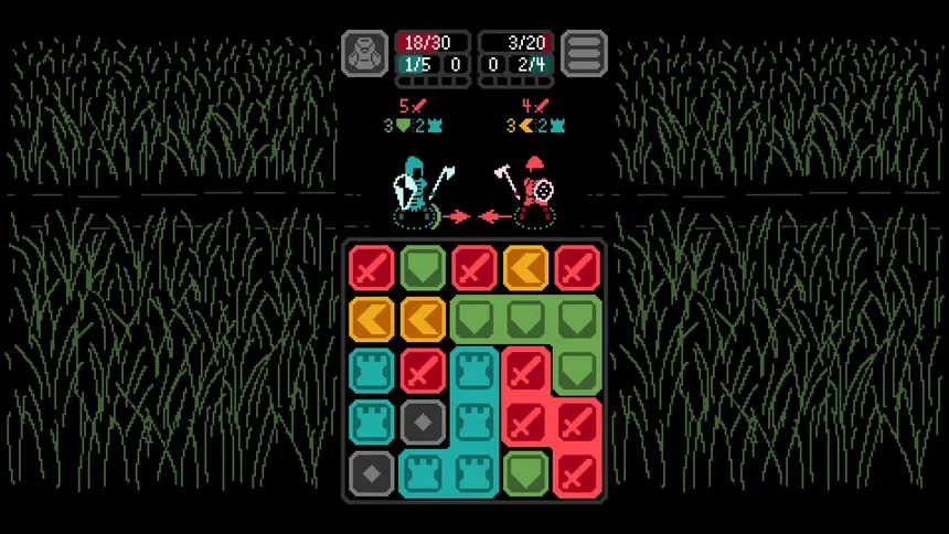 Скриншот 8 к игре Kaamos: Puzzle Roguelike