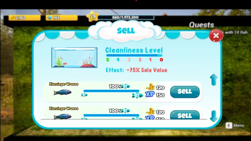 Скриншот 4 к игре Fish Tank Simulator