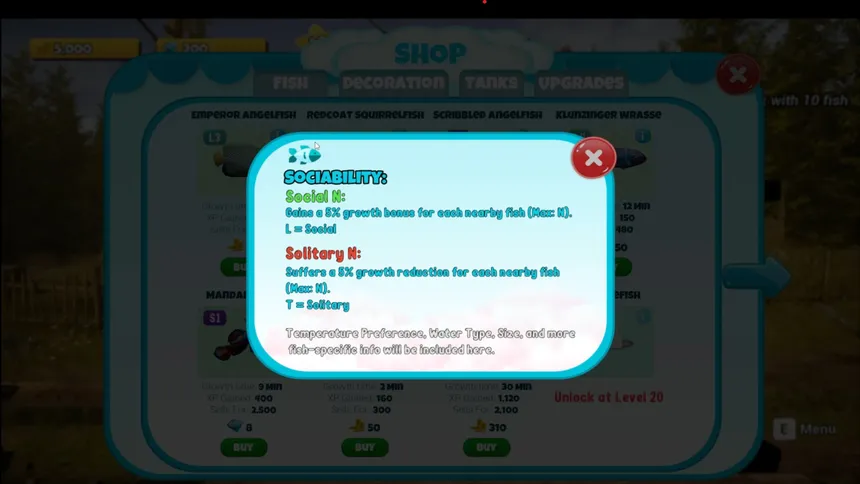 Скриншот 7 к игре Fish Tank Simulator